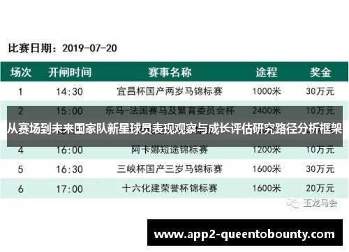 从赛场到未来国家队新星球员表现观察与成长评估研究路径分析框架 从赛场到未来国家队新星球员表现观察与成长评估研究路径分析框架
